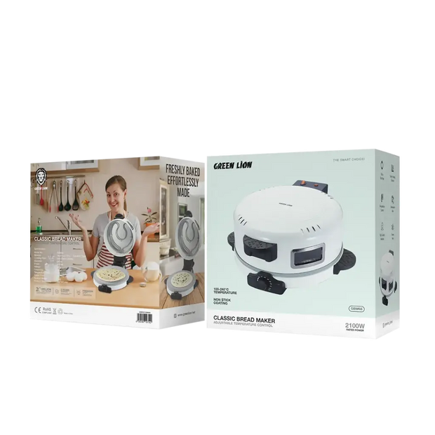 מכונת לחם Green Lion Classic Bread Maker בעוצמה של 2100W – לבן