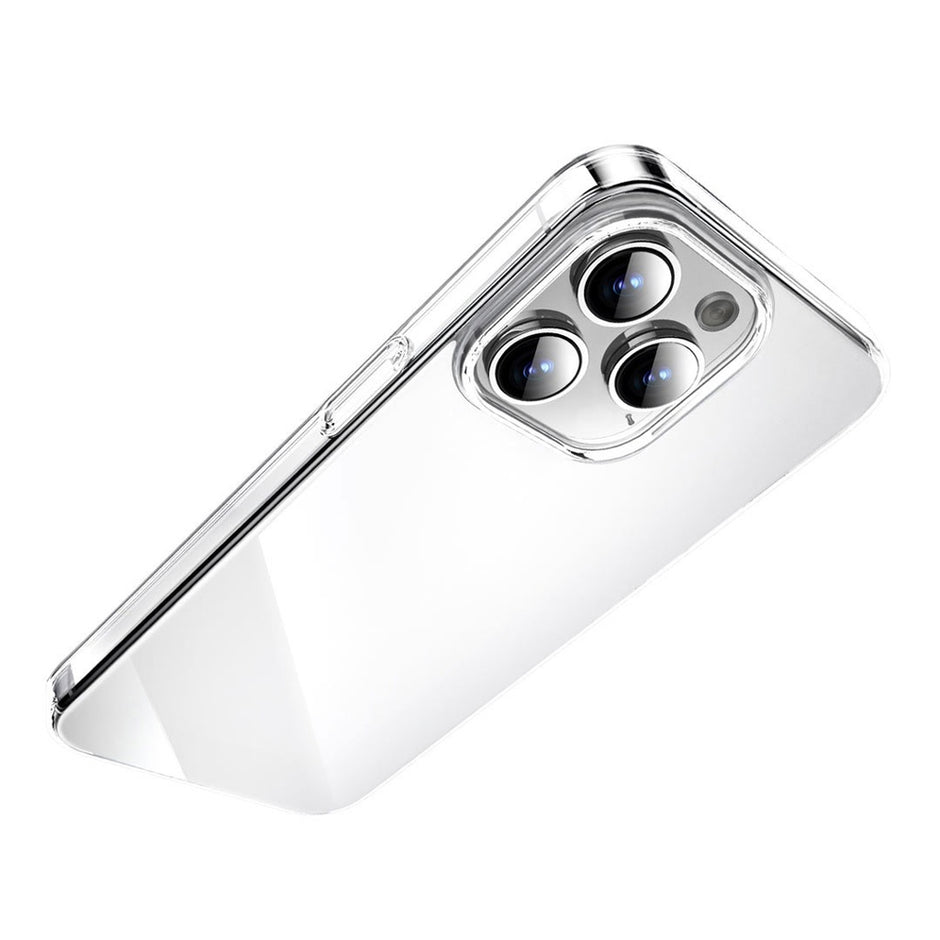 כיסוי קשיח Green Lion Delgado PC לאייפון 15 Pro / Pro Max – שקוף