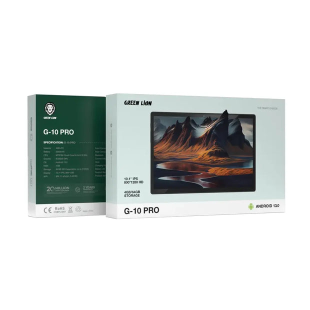 טאבלט Green Lion G10 Pro – שחור 🖤