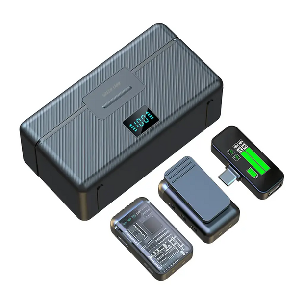 מיקרופון Green Lion GM-90X Type-C – שחור 🎤🖤