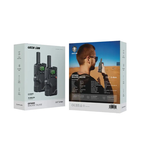 ווקי טוקי Green Lion GPX600 – שחור 🎙️🖤