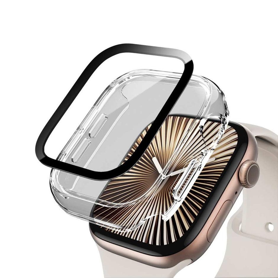 מגן קשיח לשעון Apple Watch Green Lion Guard Plus PC Case – שקוף