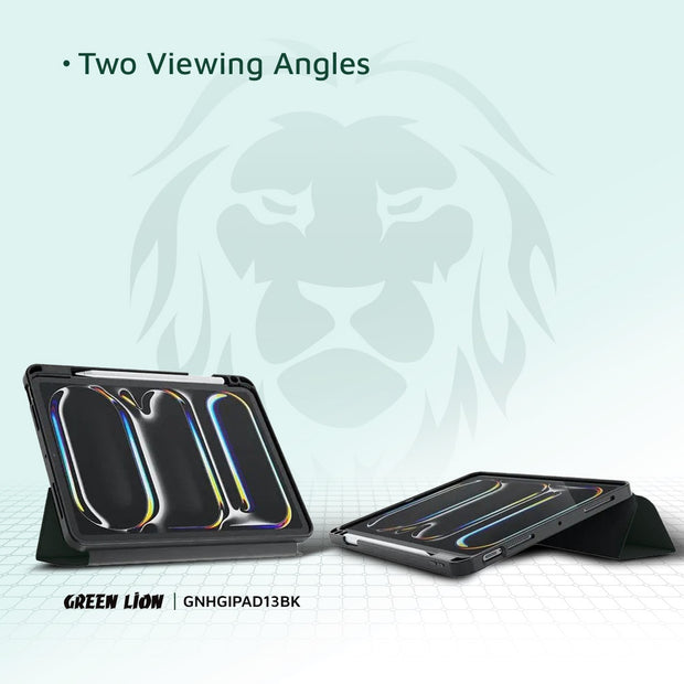 כיסוי פרימיום Green Lion Hogo עם מחזיק עט לאייפד Pro/Air ‎13″‎ 💼📱