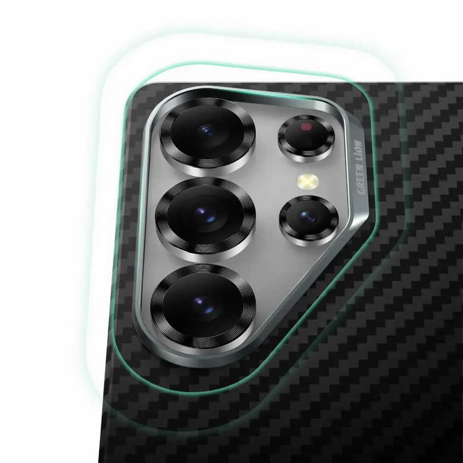 כיסוי מגנטי Green Lion MagSafe Kevlar Armor לגלקסי S25 Ultra – שחור 🛡️📱