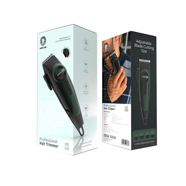 מכונת תספורת מקצועית Green Lion Professional Hair Clipper – שחור ✂️🖤