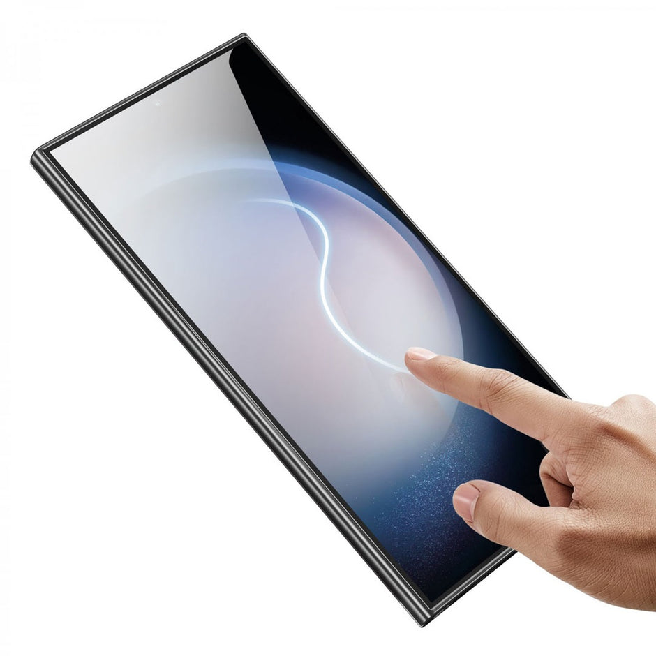 מגן מסך זכוכית מחוסמת Green Lion S24 9H High Definition Finger Print Unlock – שקוף 🔒📱✨