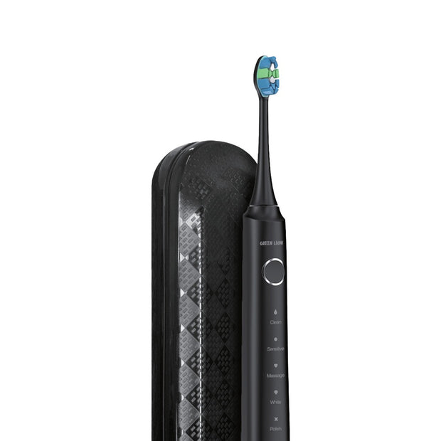 מברשת שיניים חשמלית נטענת Green Lion Smart Brush – שחור 🪥🖤