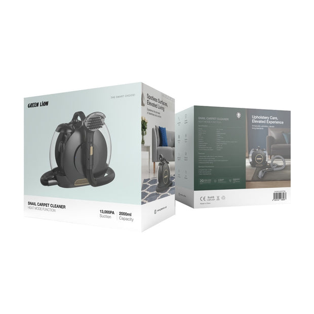 שואב שטיחים Green Lion Snail Carpet Cleaner – אפור
