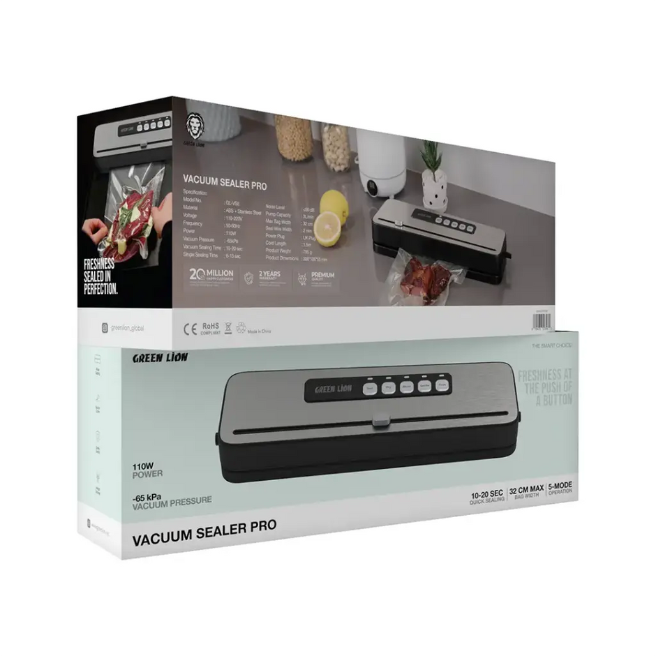 Green Lion Vacuum Sealer Pro – Black