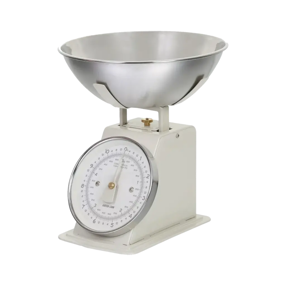 משקל מטבח בעיצוב וינטג' Green Lion Vintage Kitchen Scale – קרם