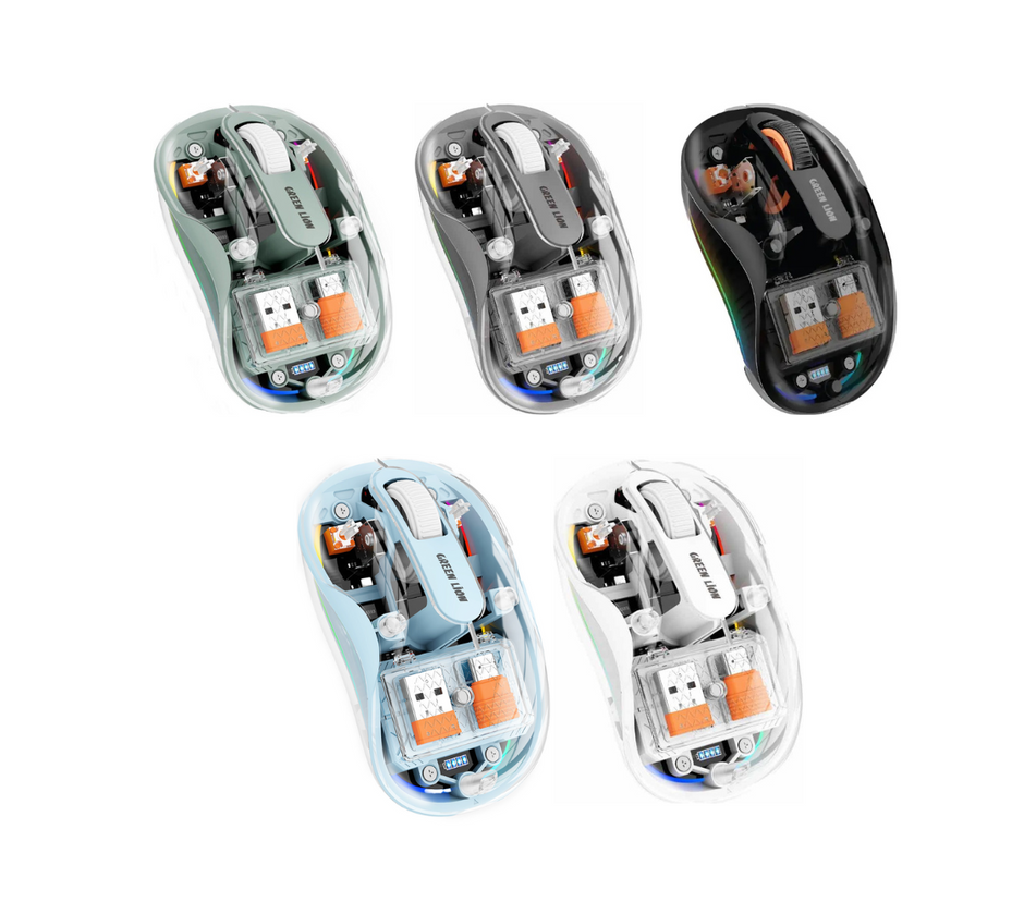 עכבר אלחוטי חכם Green Lion Wireless Turtle Mouse 2400DPI 🖱️🐢⚡