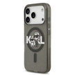 Karl Lagerfeld Luxury MagSafe IML Glitter Case – iPhone 17 Pro Max | Black
