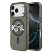 Karl Lagerfeld Luxury MagSafe IML Glitter Case – iPhone 17 Pro Max | Black