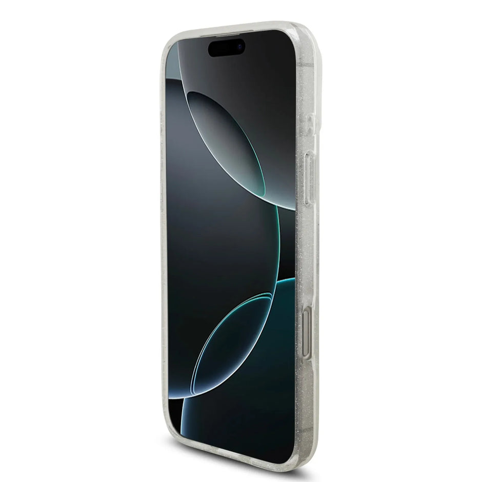 Karl Lagerfeld Luxury MagSafe IML Glitter Case – iPhone 17 Pro Max | Transparent