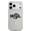 Karl Lagerfeld Luxury MagSafe IML Glitter Case – iPhone 17 Pro Max | Transparent