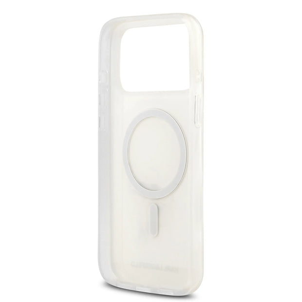 Karl Lagerfeld Luxury MagSafe IML Case – iPhone 17 Pro Max | White