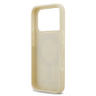 Karl Lagerfeld Luxury MagSafe Full Wrapped PU Leather Case – iPhone 17 Pro Max | Beige