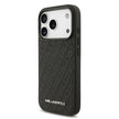 Karl Lagerfeld Luxury MagSafe Full Wrapped PU Leather Case – iPhone 17 Pro Max | Black