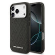 Karl Lagerfeld Luxury MagSafe Full Wrapped PU Leather Case – iPhone 17 Pro Max | Black