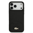 Lacoste Luxury MagSafe PU Leather Hard Case – iPhone 17 Pro Max | Black
