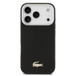 Lacoste Luxury MagSafe PU Leather Hard Case – iPhone 17 Pro Max | Black