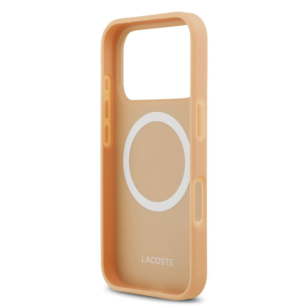 Lacoste Luxury MagSafe PU Leather Case – iPhone 17 Pro Max