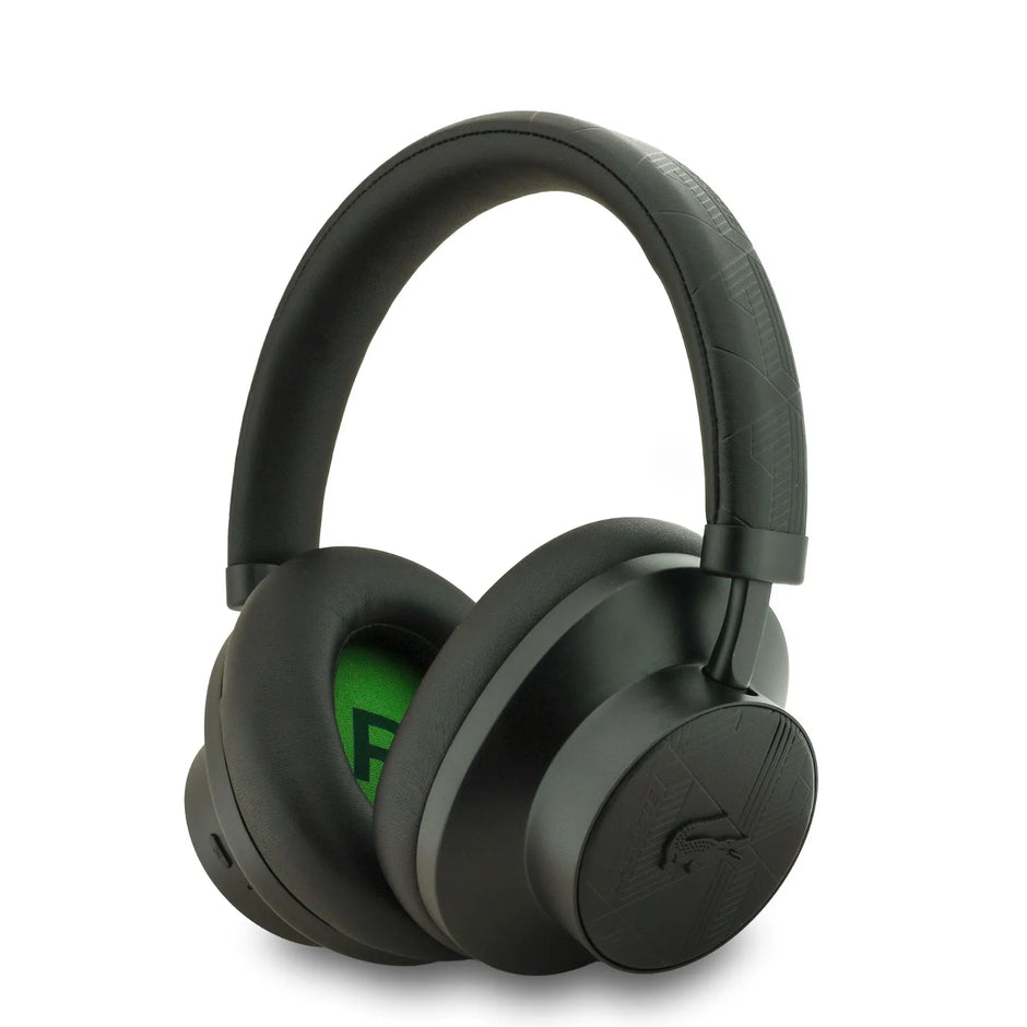 Lacoste Luxury Hybrid ANC Bluetooth Headphones – Black