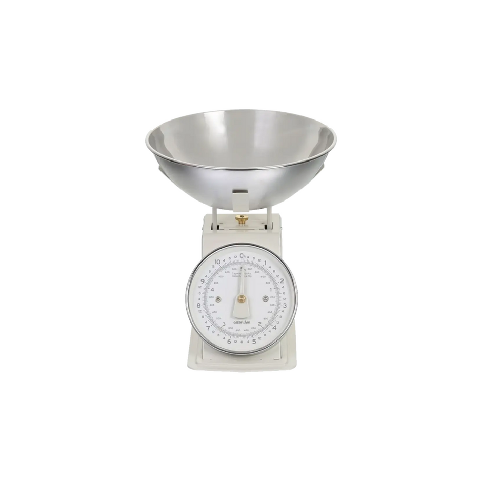 משקל מטבח בעיצוב וינטג' Green Lion Vintage Kitchen Scale – קרם