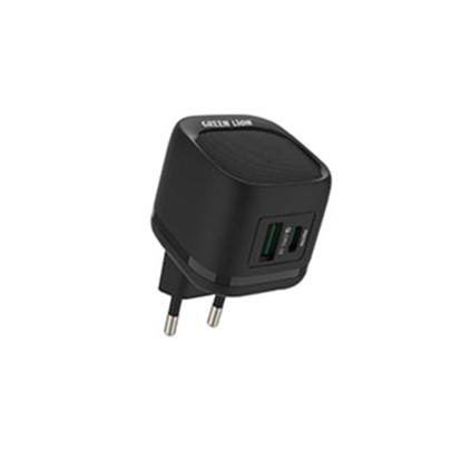 מטען קיר Green Lion PD+QC בעוצמה של 20W עם תקע אירופאי (EU) – ירוק כהה