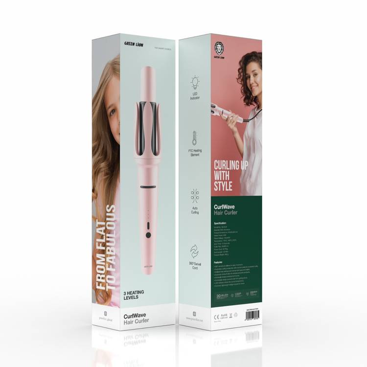 מכשיר הסבה לשיער Green Lion CurlWave Hair Curler – שחור🖤