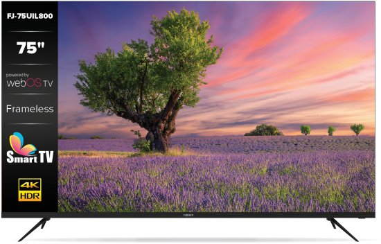 טלויזיה חכמה 75 אינץ' Fujicom FJ-75UIL800 4K UHD LED Frameless