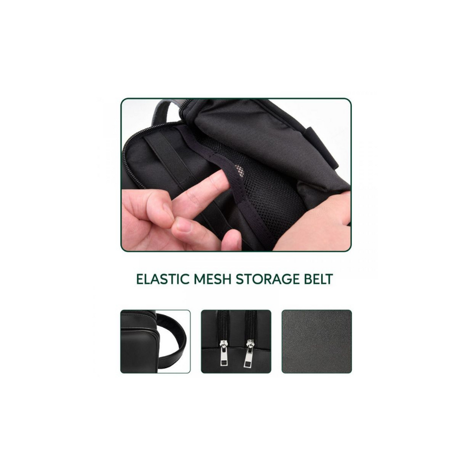 פאוץ’ אלגנטי Green Lion Elegant Pouch – שחור/חום 👜