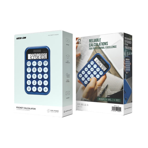 מחשבון קומפקטי Green Lion Pocket Calculator 🧮✨💼