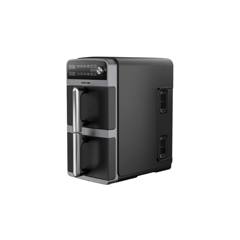 סיר טיגון כפול Green Lion Double-Decker Air Fryer בנפח 10 ליטר – שחור
