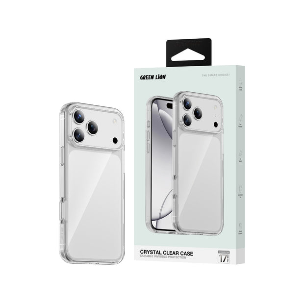 כיסוי שקוף Green Lion Crystal Clear Case לאייפון 17 – שקוף