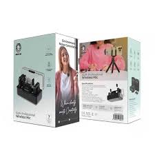 מיקרופון אלחוטי מקצועי Green Lion GLM-Professional – 300mAh 🎤🖤