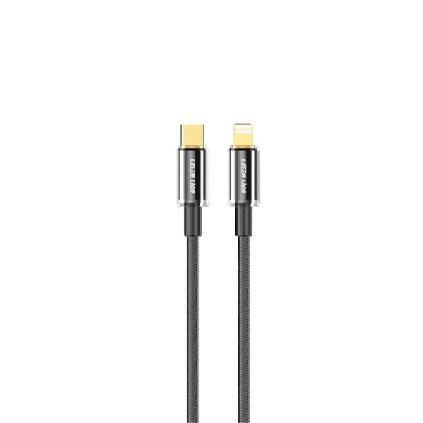 כבל Green Lion USB-C ל-Lightning עם חיישן מגע (Touch) באורך 1 מטר – PD 27W