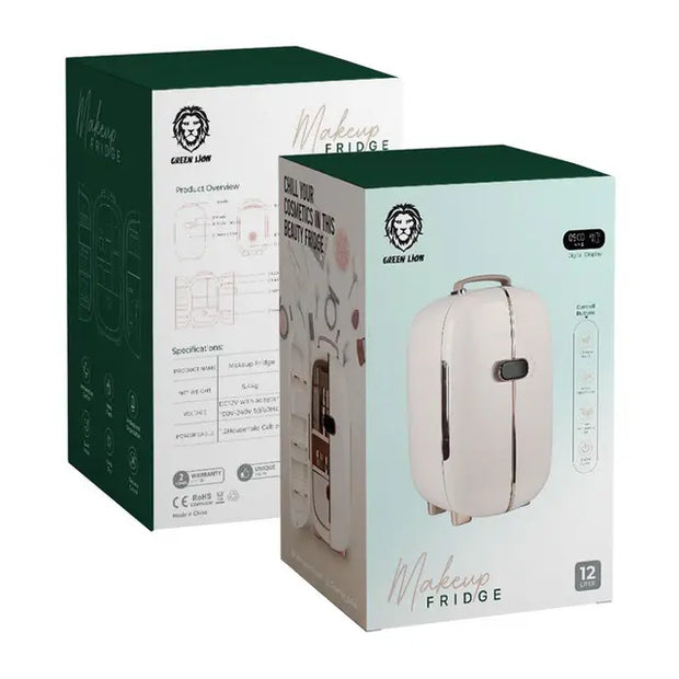 מקרר איפור Green Lion Makeup Fridge – ורוד 🌸
