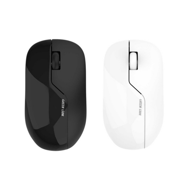 עכבר אלחוטי חכם Green Lion G730 Wireless Mouse – שחור 🖱️⚡🖤