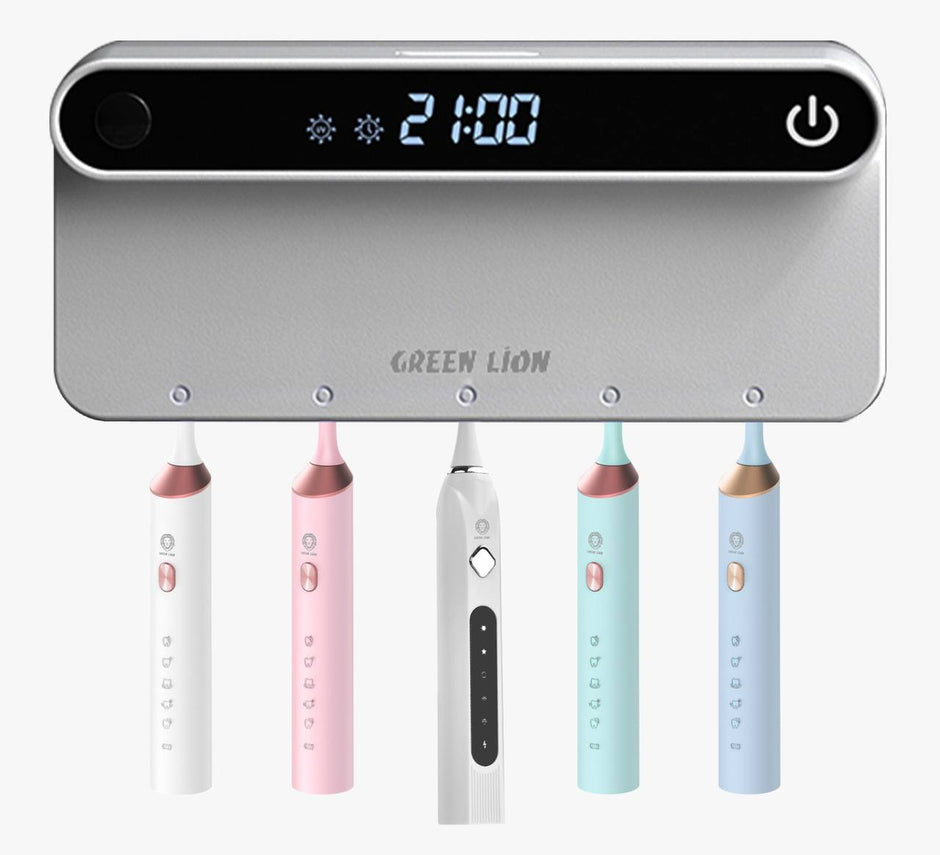 מחטא מברשות שיניים חכם Green Lion Smart Toothbrush Sterilizer
