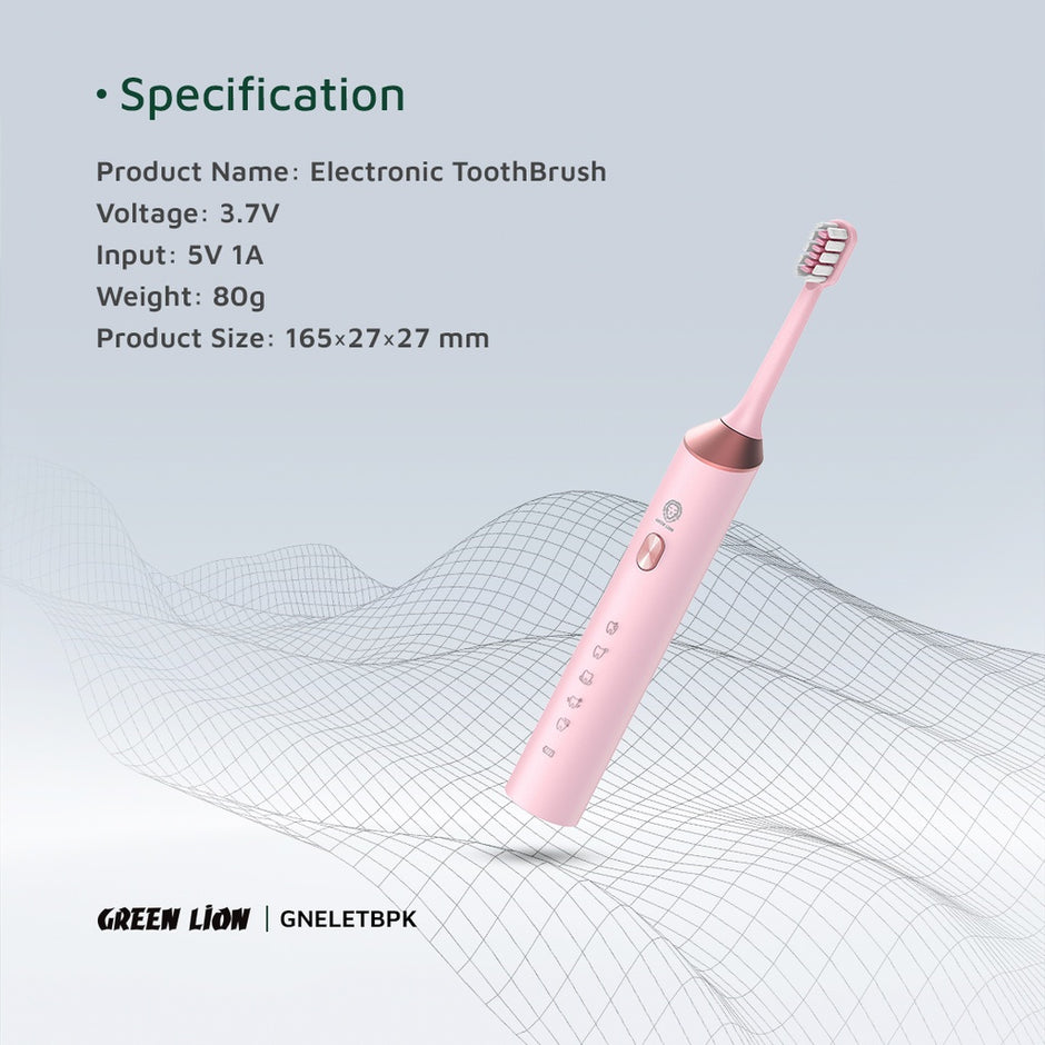 מברשת שיניים חשמלית Green Lion Electric Toothbrush 🪥🤍
