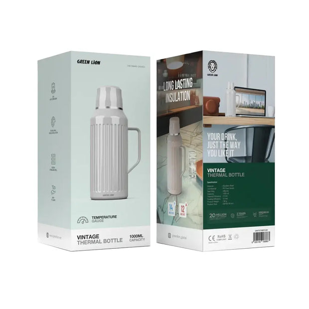 בקבוק תרמי וינטג' Green Lion Vintage Thermal Bottle